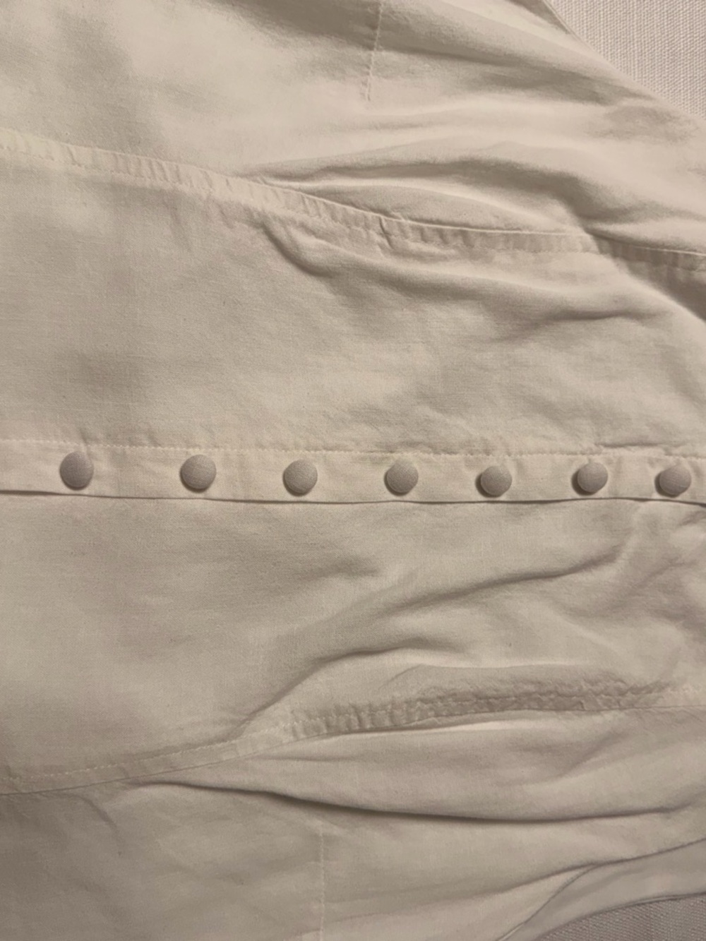 wild fable White Sleeveless Button-Front Mini Dress - Picture 3 of 12